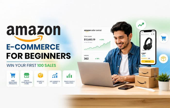 Amazon E-commerce for Beginners: Win Your First 100 Sales